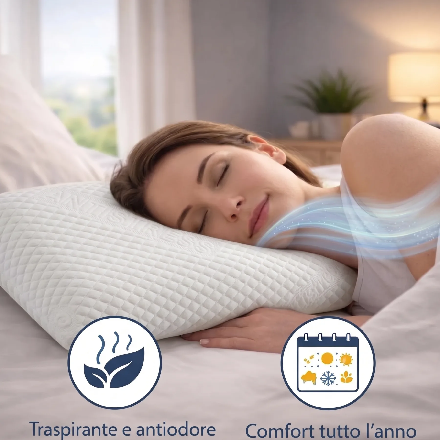 Guanciale in Memory Foam H.13
