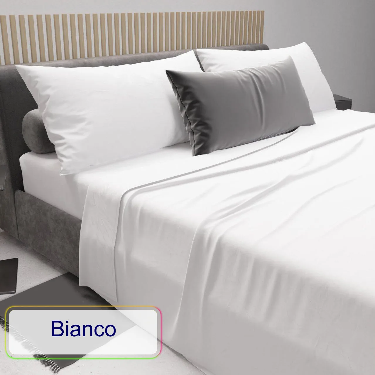 Completo Letto Matrimoniale 100% Cotone