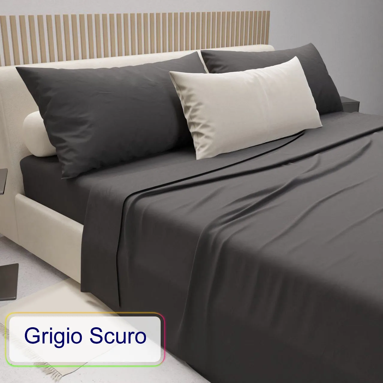 Completo Letto Matrimoniale 100% Cotone