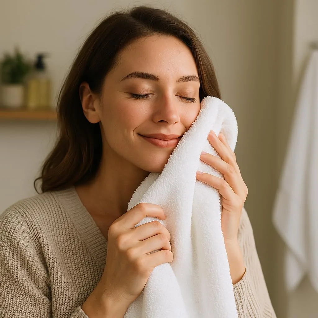 Tris Asciugamani Bagno con Ricamo iniziali